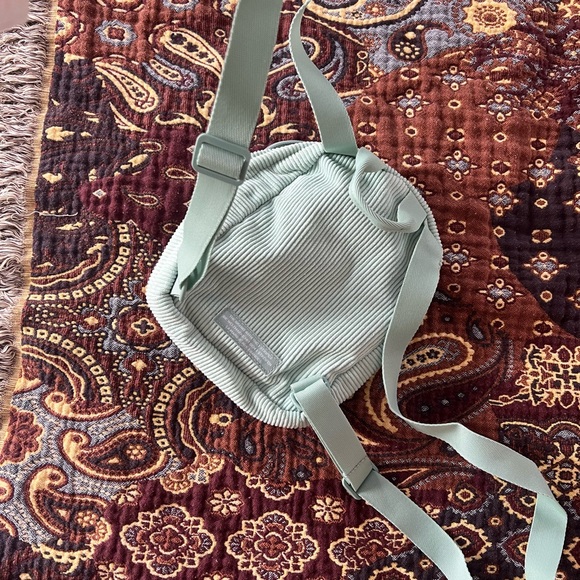 Adidas Light Green Ribbed Backpack - Picture 2 of 3